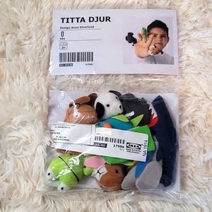 Ikea finger animal puppets